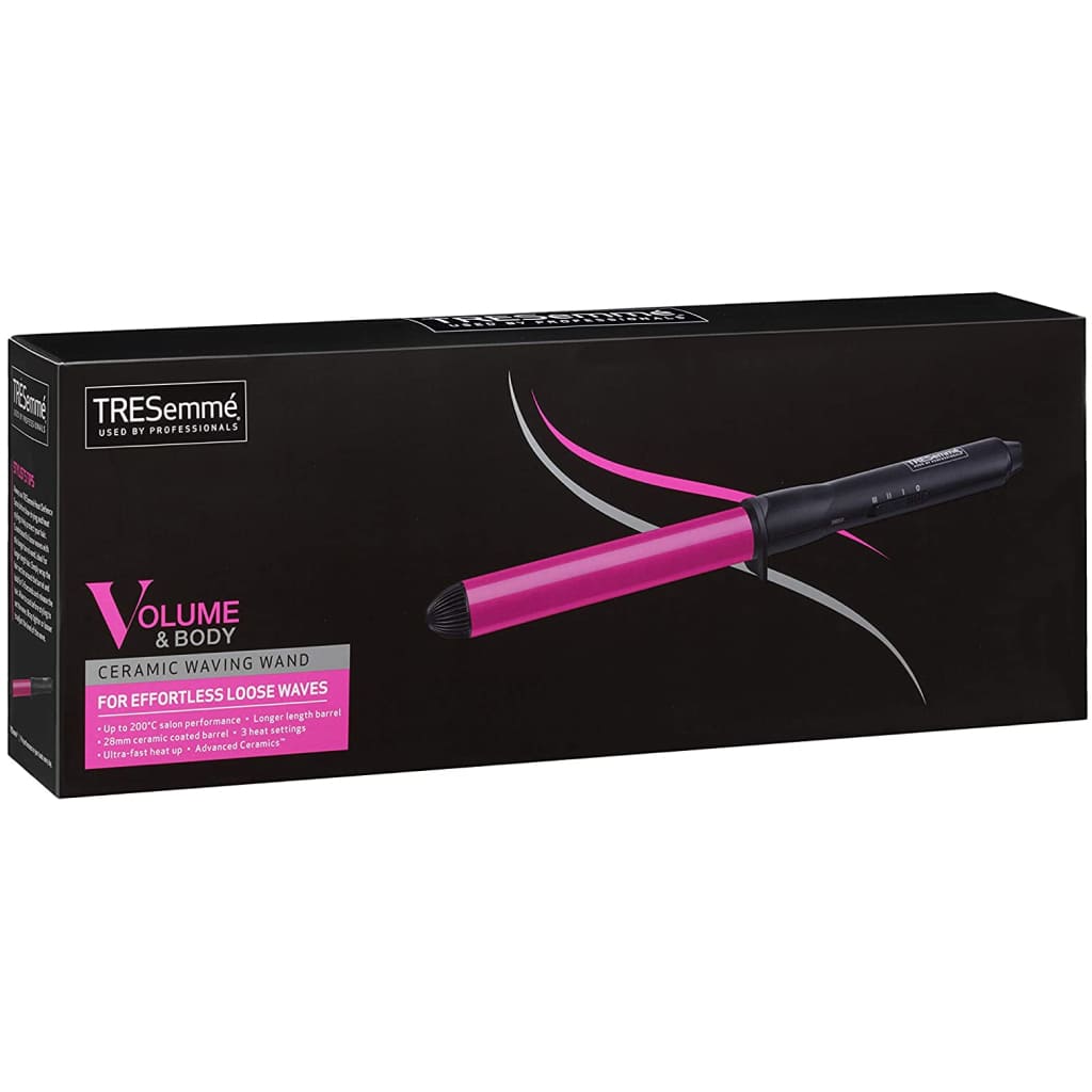 Tresemme 2806BU 28mm Hair Curling Wand Pink Sharaf Electro Store